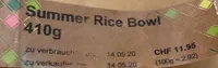 Summer rice bowl