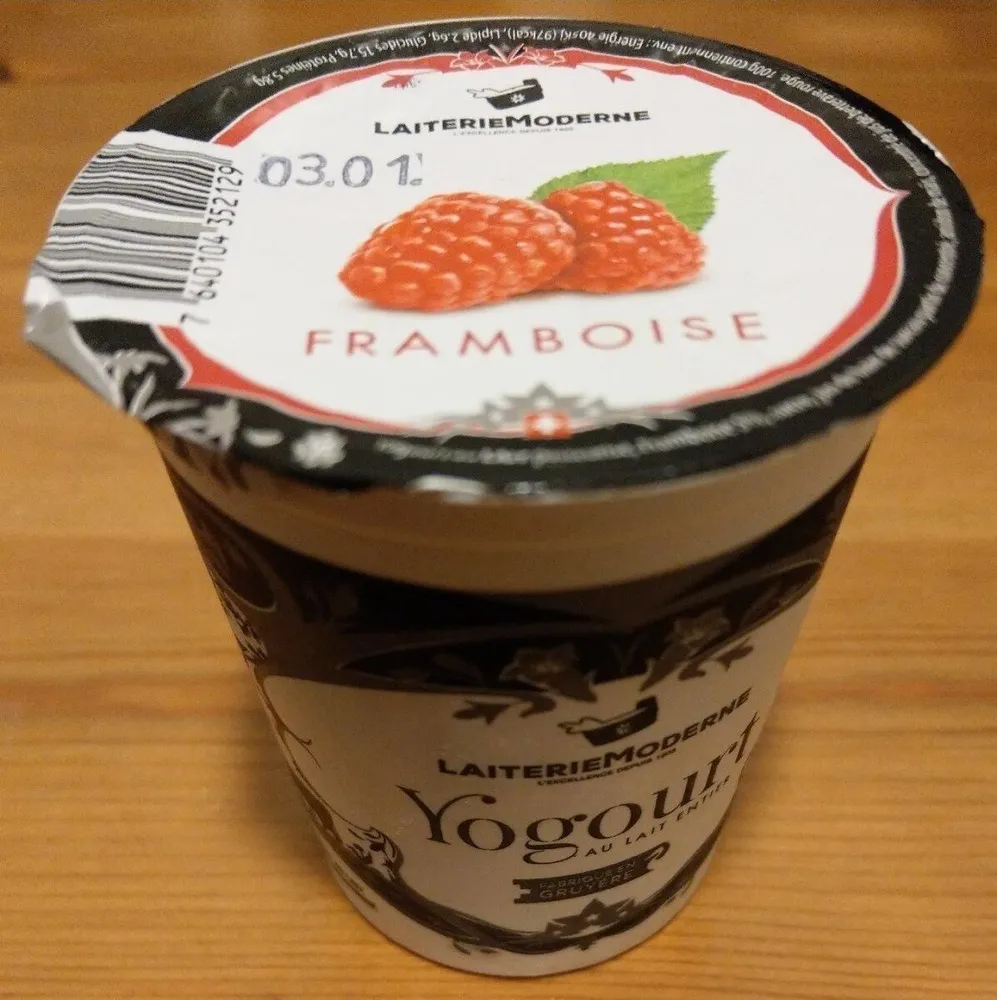 Yogourt au lait entier Framboise