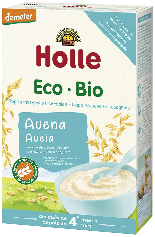 Papilla de copos de avena
