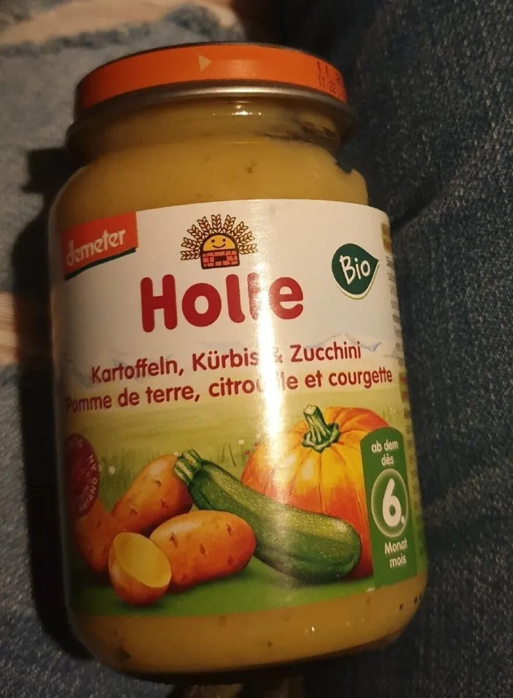 Pomme de terre, citrouille et courgette