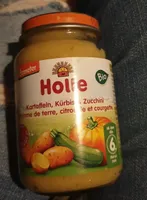 Pomme de terre, citrouille et courgette