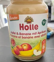 Pomme banane avec abricot