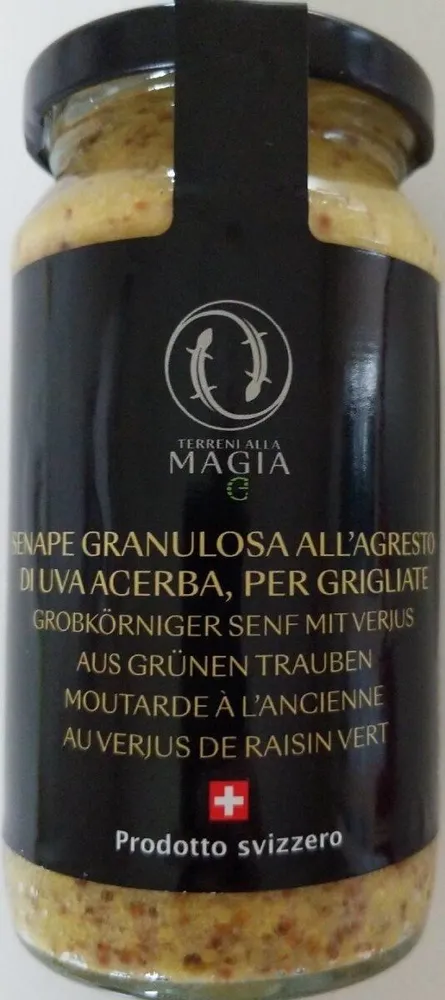 Moutarde à l'ancienne au verjus de raisin vert