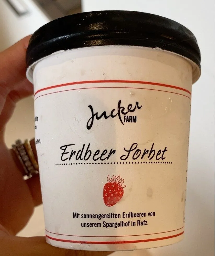 Erdbeer Sorbet