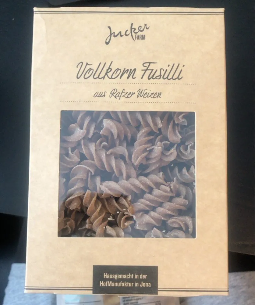 Vollkorn fusilli