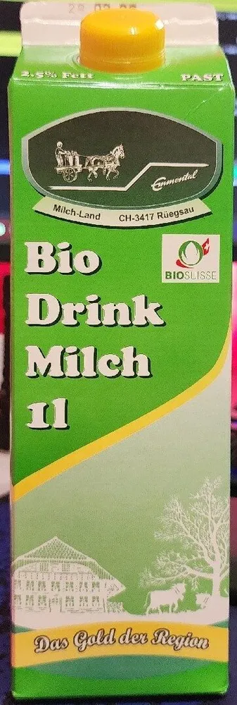 Bio Drink Milch 1l