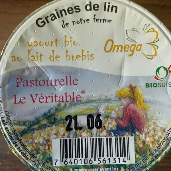 Yaourt artisanale au lait de brebis Et graines de lin