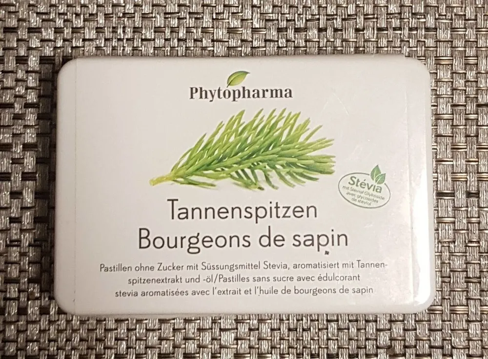 Pastilles aux bourgeons de sapin