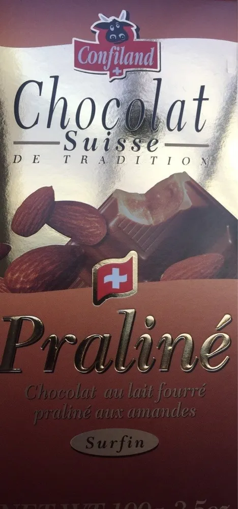 Chocolat Suisse praliné