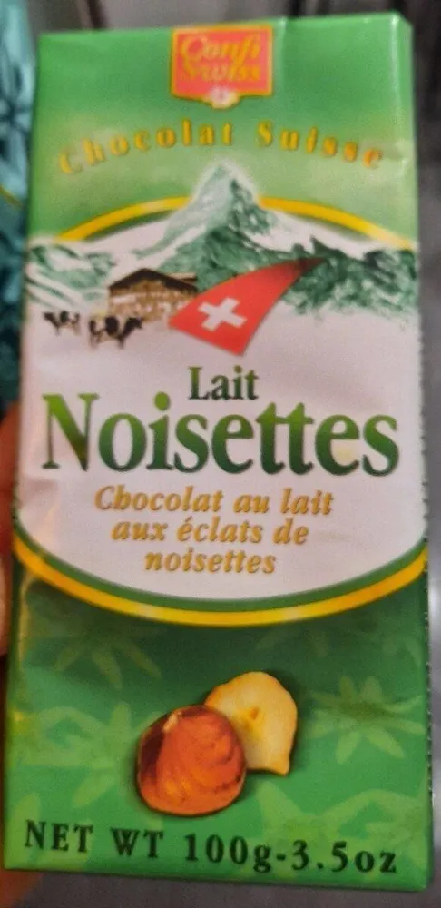Lait noisettes suisse