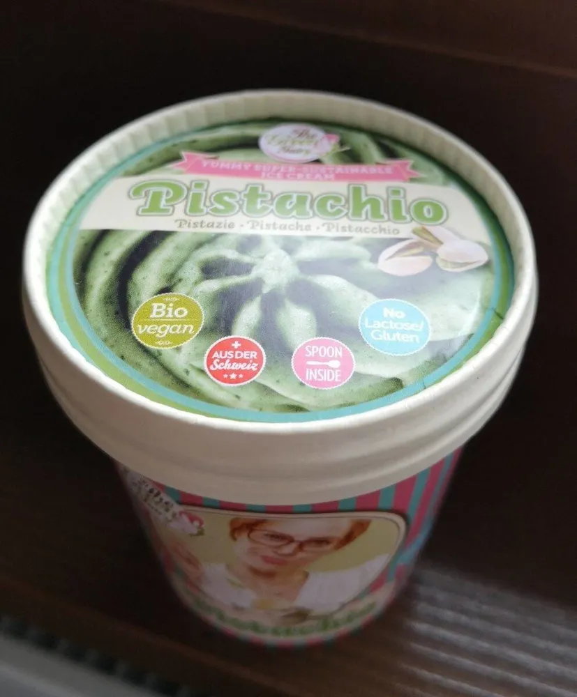 Glace vegan pistache