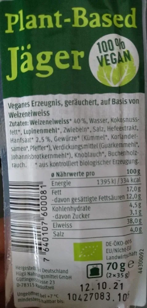 Plant-Based Jäger