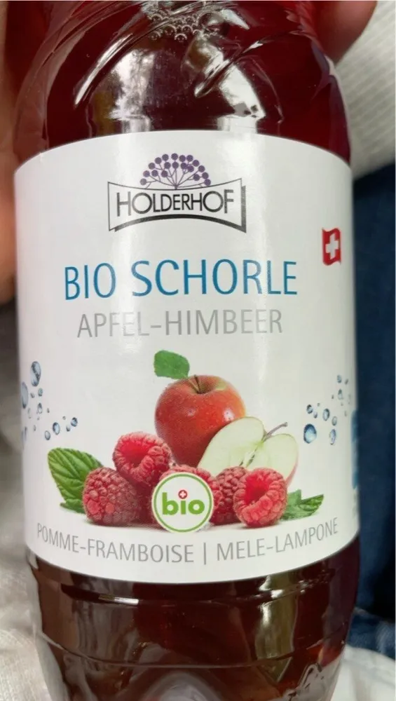 Bio Schorle Apfel-Himbeer