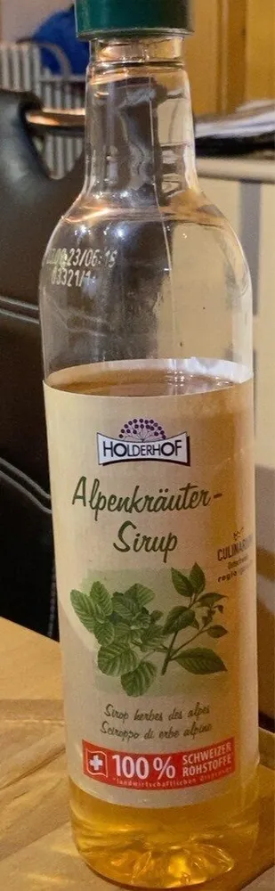 Sirop herbes des alpes