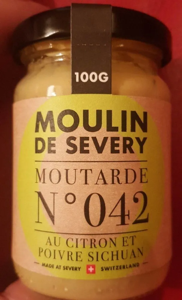 Moutarde au citron et poivre de sichuan