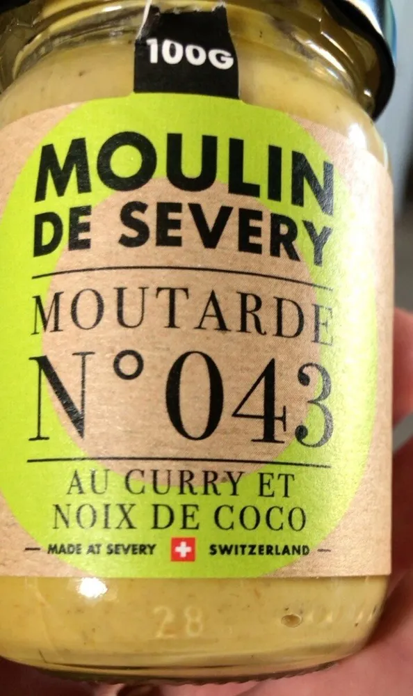 Moutarde no 043 au curry et noix de coco