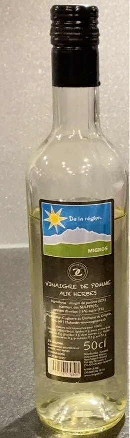 Vinaigre de pommes aux herbes