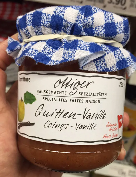 Confiture Coings Vanille