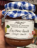 Confiture Coings Vanille