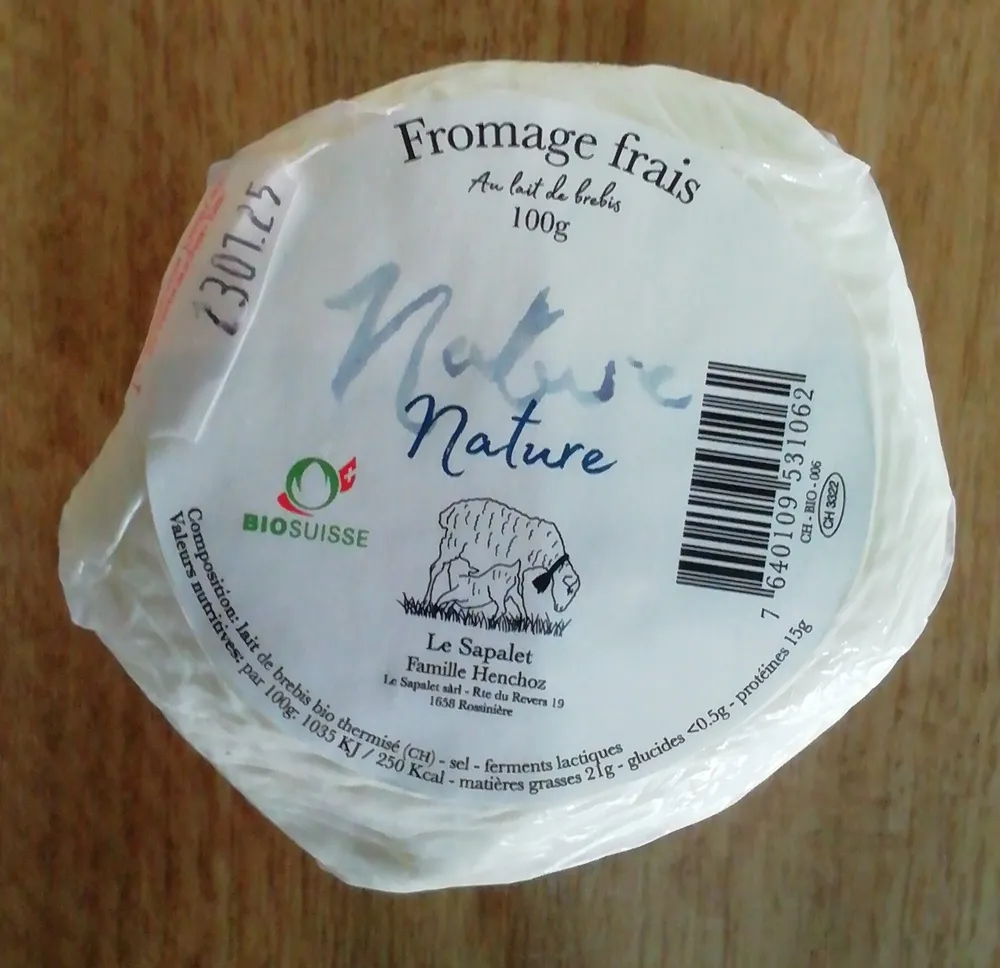 Fromage frais brebis