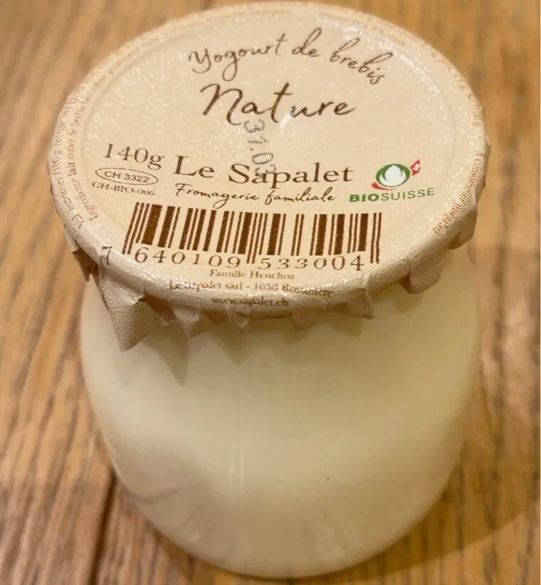 Yogourt de brebis sapalet
