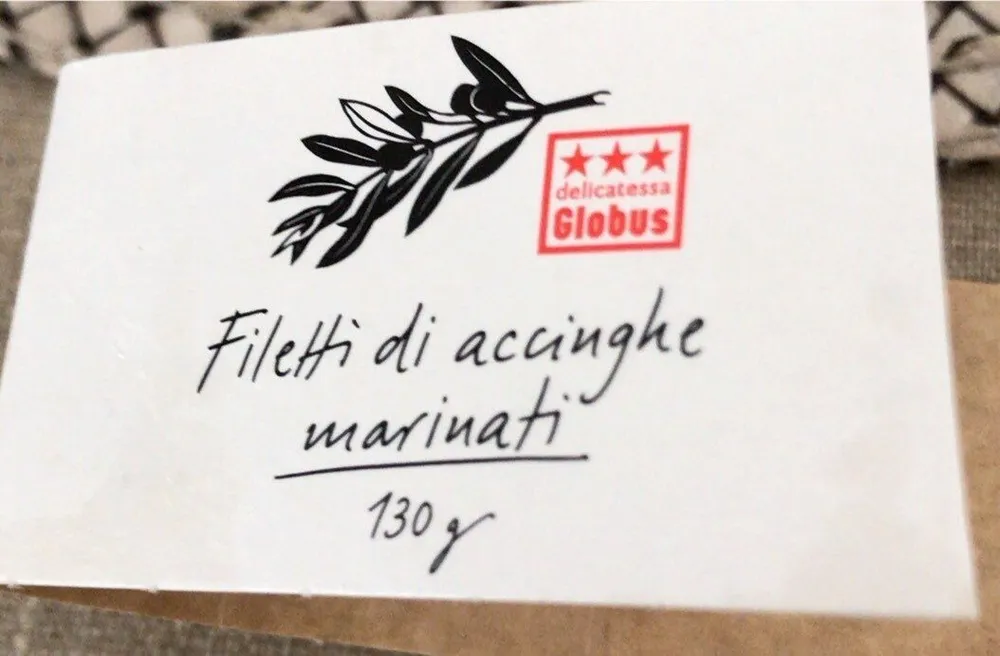 Filetti di acciughe marinati