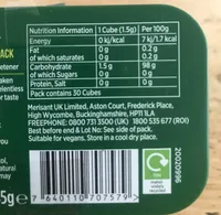 Sweet Mini Cubed - Stevia