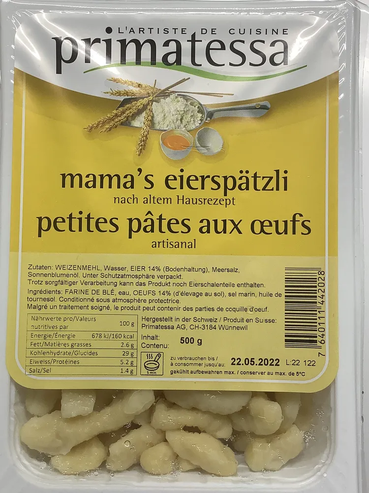 petites pâtes aux œufs