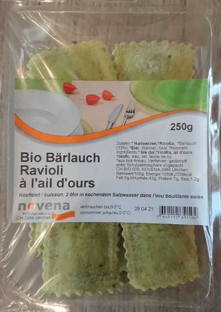 Bärlauch Ravioli