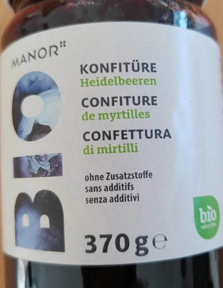 Confiture myrtille