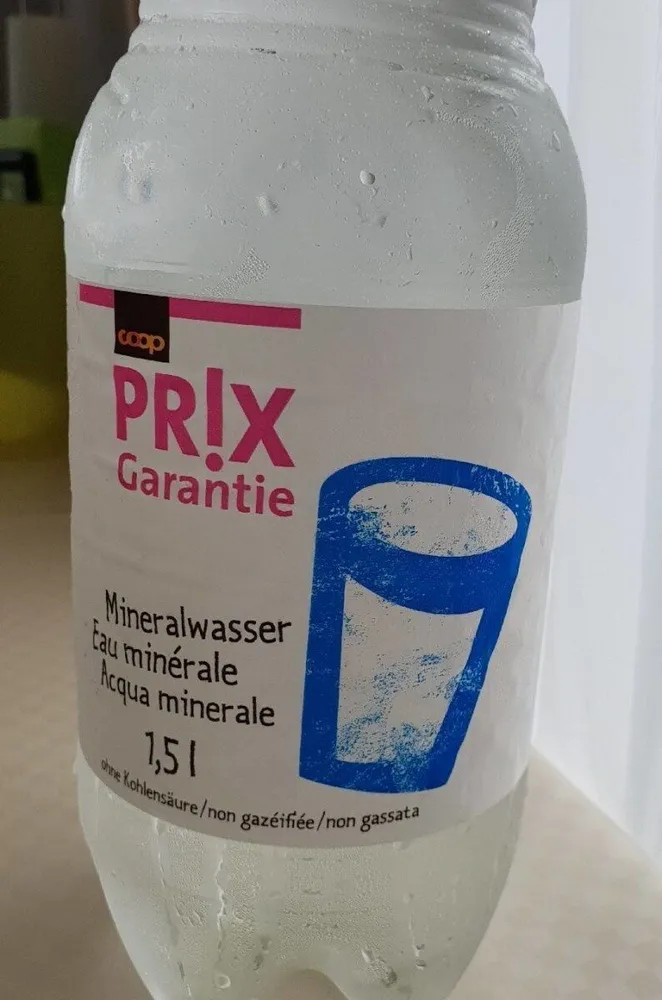 Mineralwasser ohne
