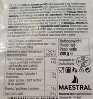 Fromage affiné en saumure