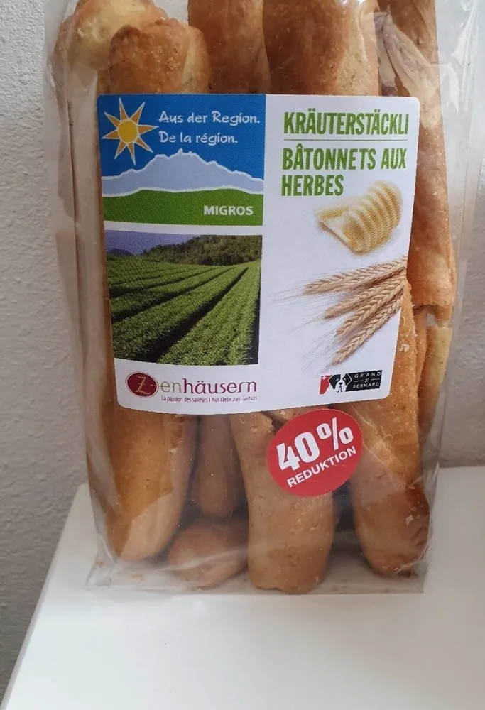 Bâtonnets aux herbes