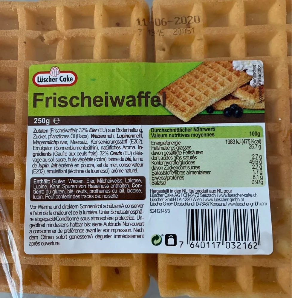 Frischeiwaffel