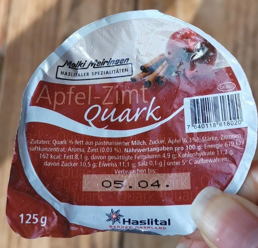 Apfel-Zimt Quark