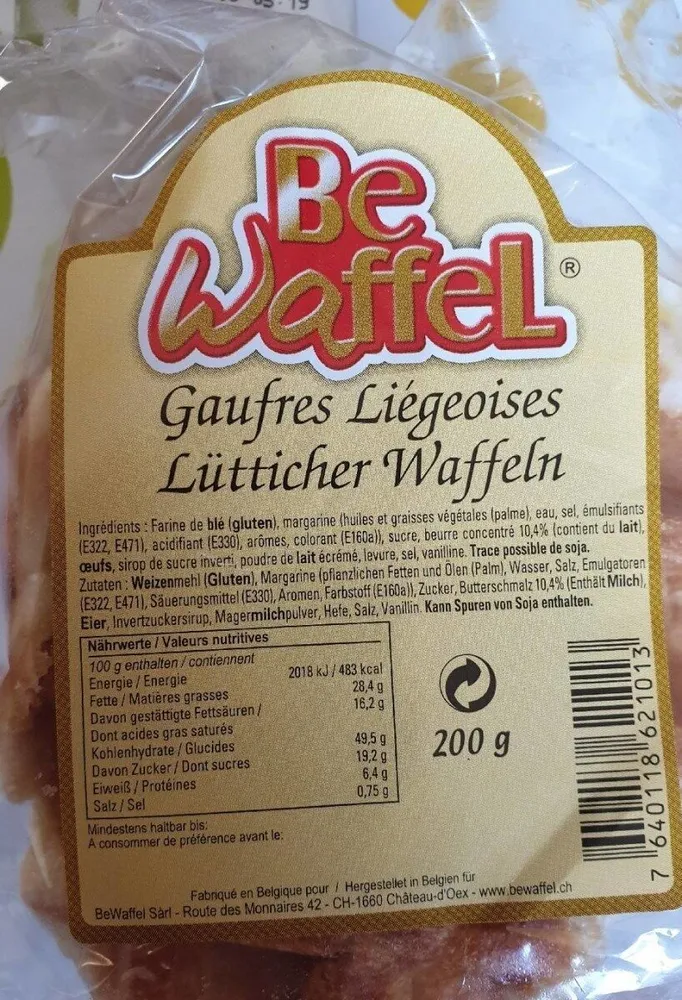 Bewaffel Lütticher Waffeln