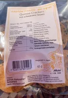 Quinoa crakers