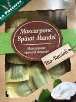 Mascarpone spinat mandel bio ravioli