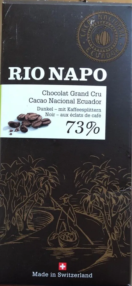 Rio Napo Noir au éclats de café