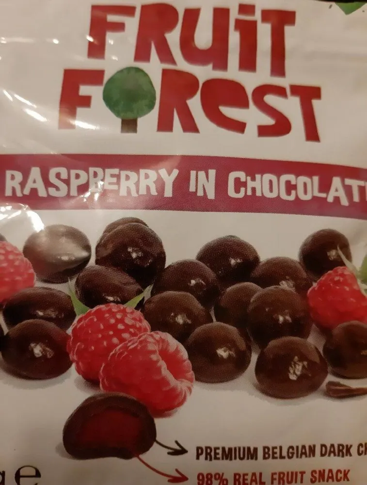 Raspberry in chocolate