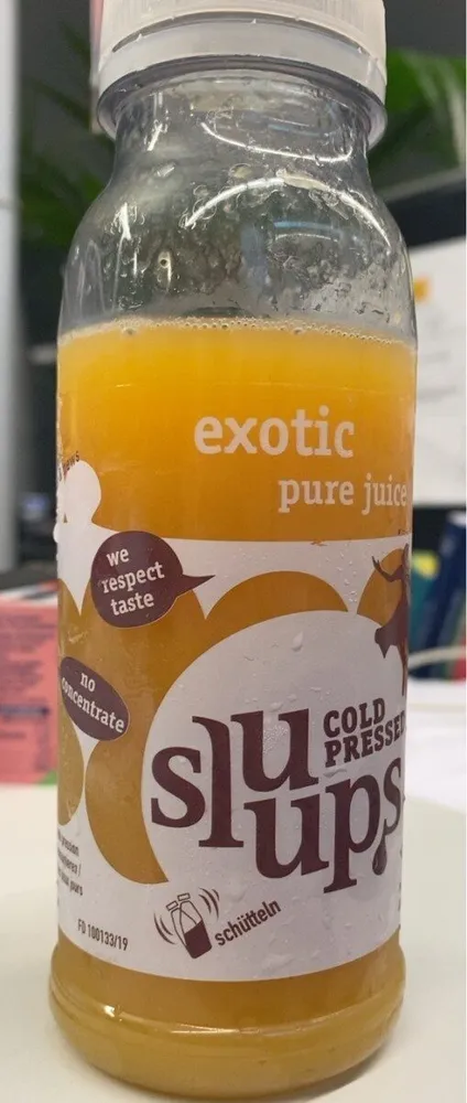Sluups cold pressed
