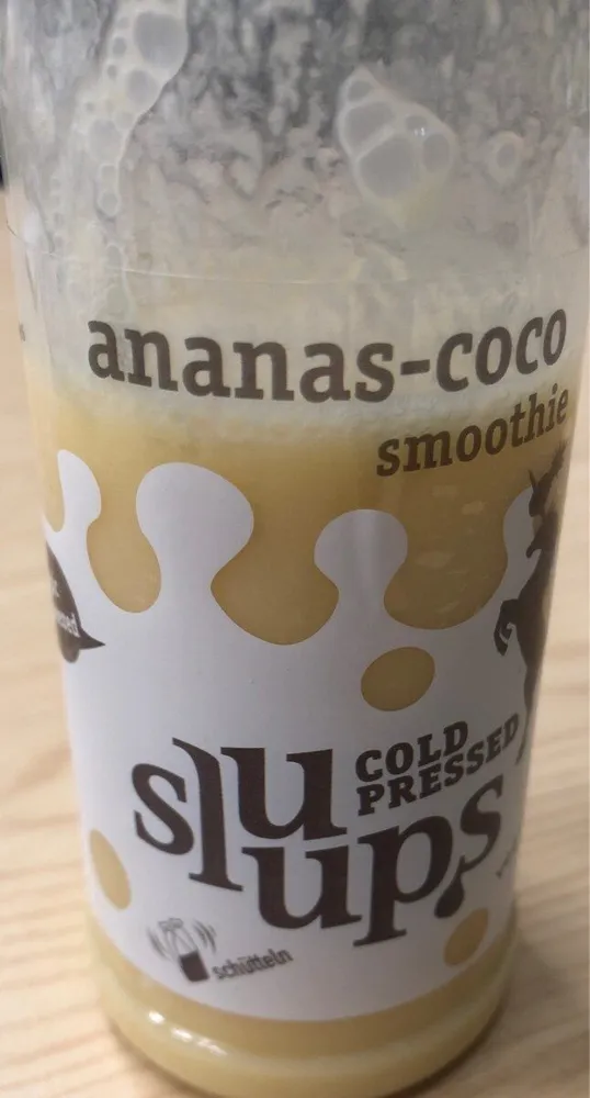 Sluups Smoothie ananas-coco