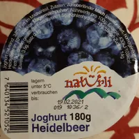 Joghurt Heidelbeer