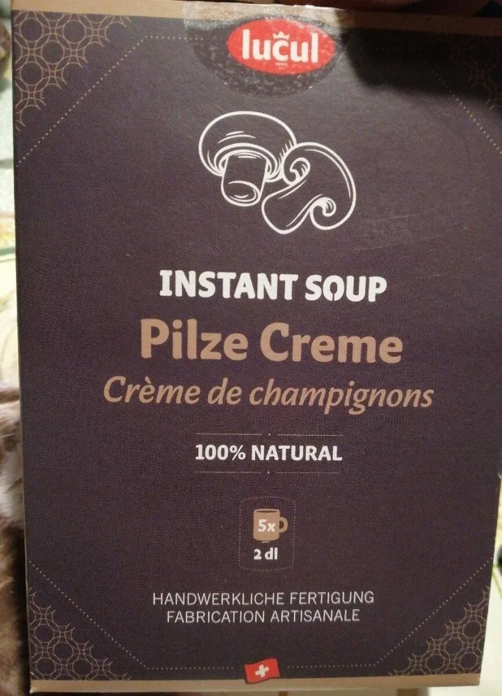 Crème de champignons