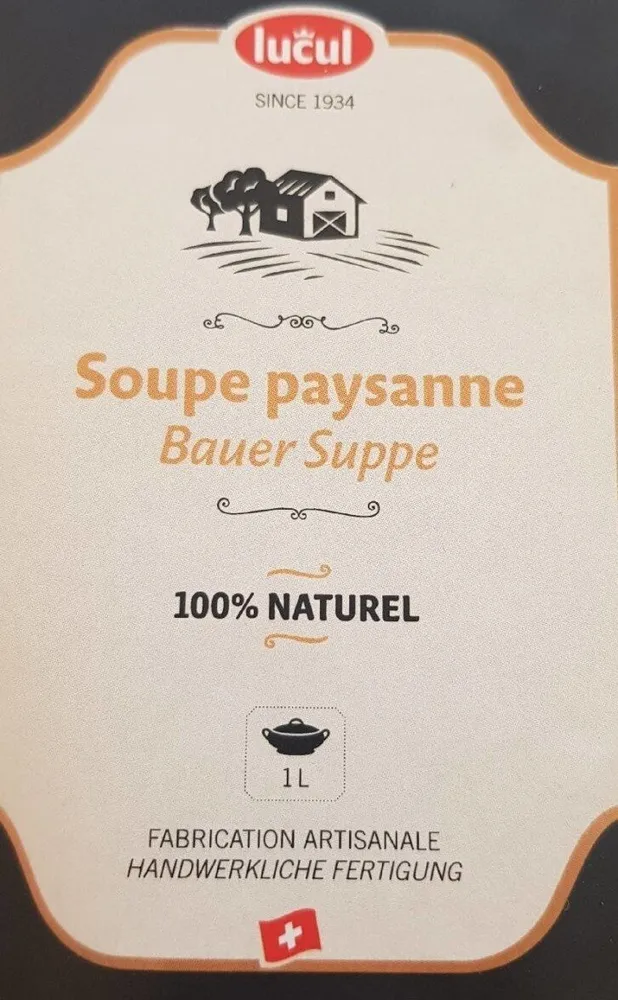 Soupe paysanne