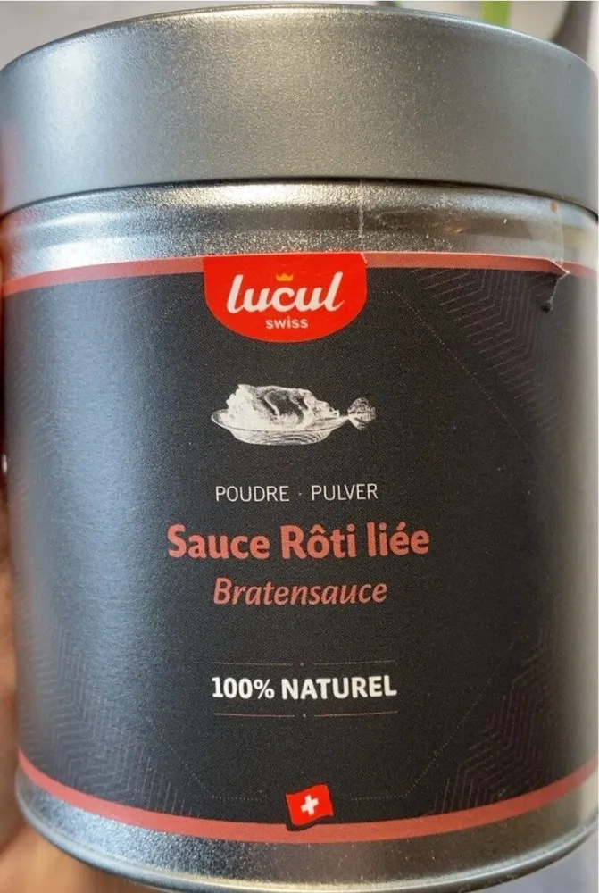 Sauce rôti liée