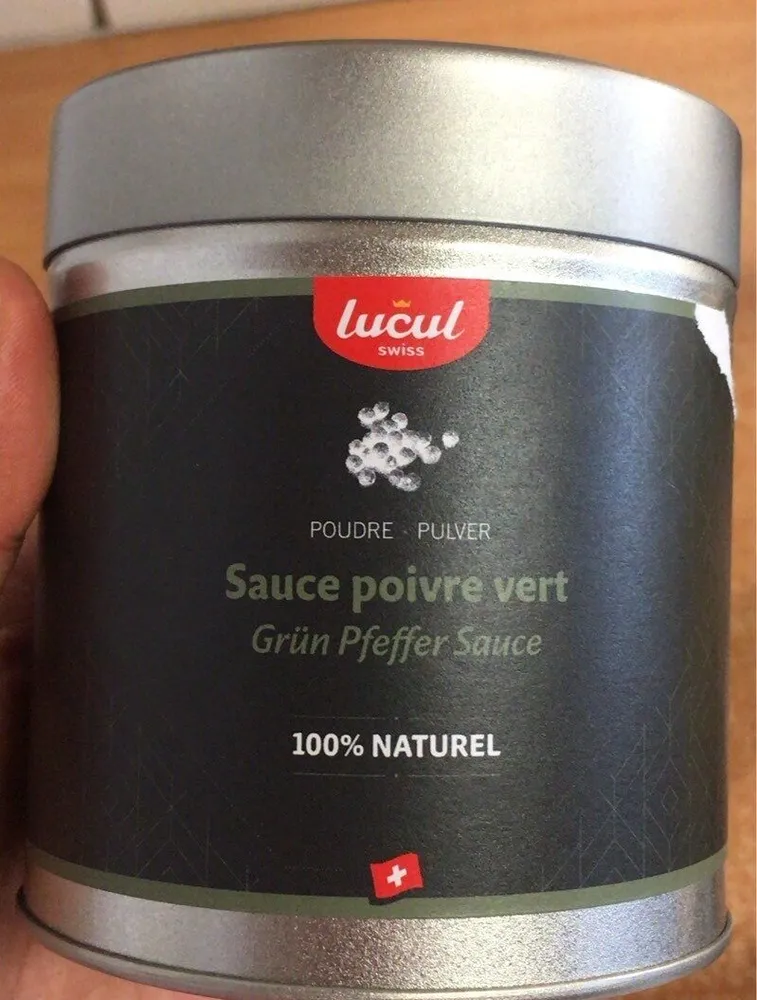 Sauce poivre vert