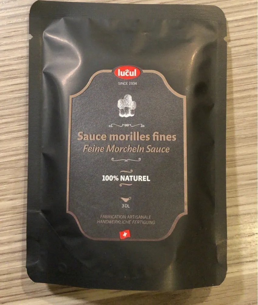 Sauce morilles fines