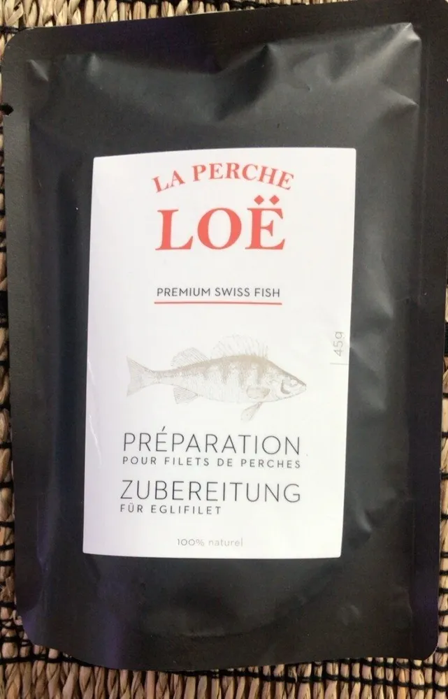 Preparation pour filets de perches
