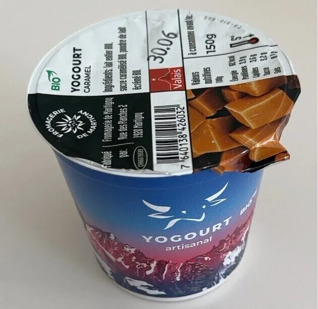 Yogurt caramel